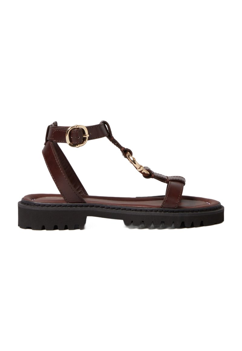 Claudie Pierlot - AGNESCOMMANDO - Sandales - chocolat, Agrandir