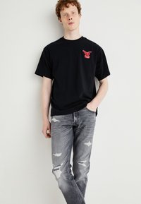 Replay GROVER PANTS - Jeans straight leg - dark grey