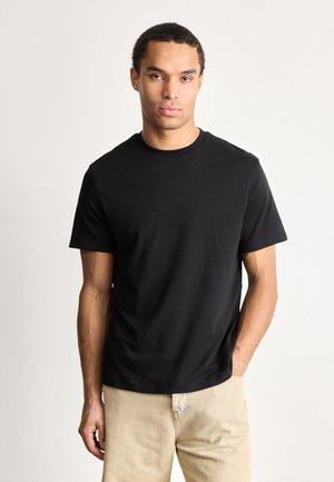 CREWNECK TEE - Tricou basic - black