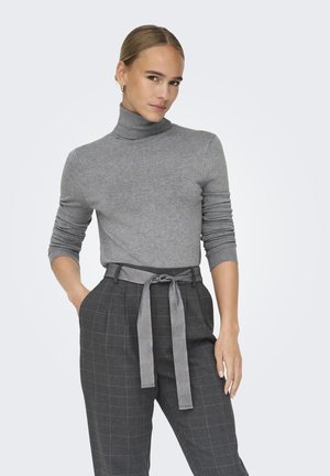 ONLY ONLVENICE ROLLNECK - Jumper - light grey melange