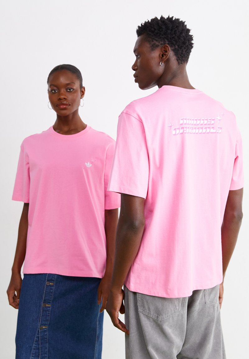 adidas Originals - CHROMESTAR TEE UNISEX - Marškinėliai su spaudiniu - bliss pink, Padidinti