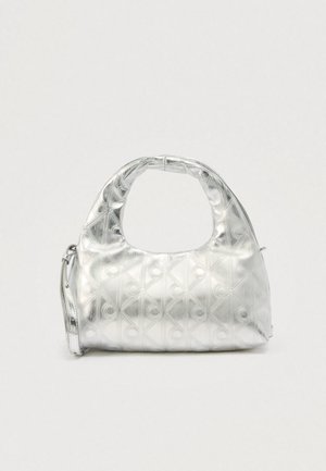 PUFFY MINI BAG WITH STRAP - Kabelka - silver-coloured