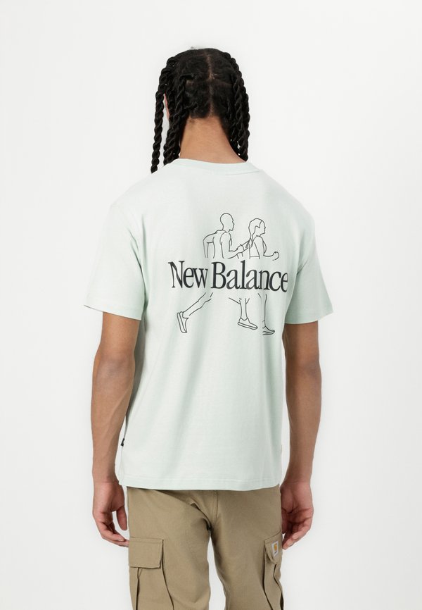 STREET CLASSICS RUNNERS  - Print T-shirt - clay ash