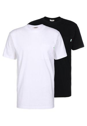 Urban Classics 2 Pack - T-shirt basique - white / black