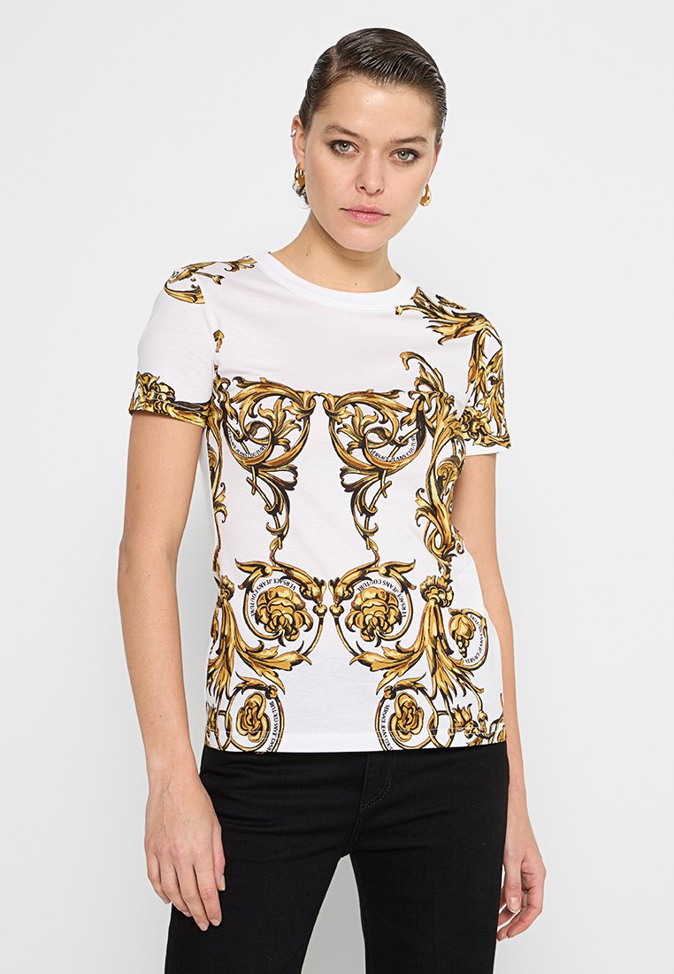 Versace Jeans Couture T-shirt print wit Versace Jeans Couture T-shirt print wit