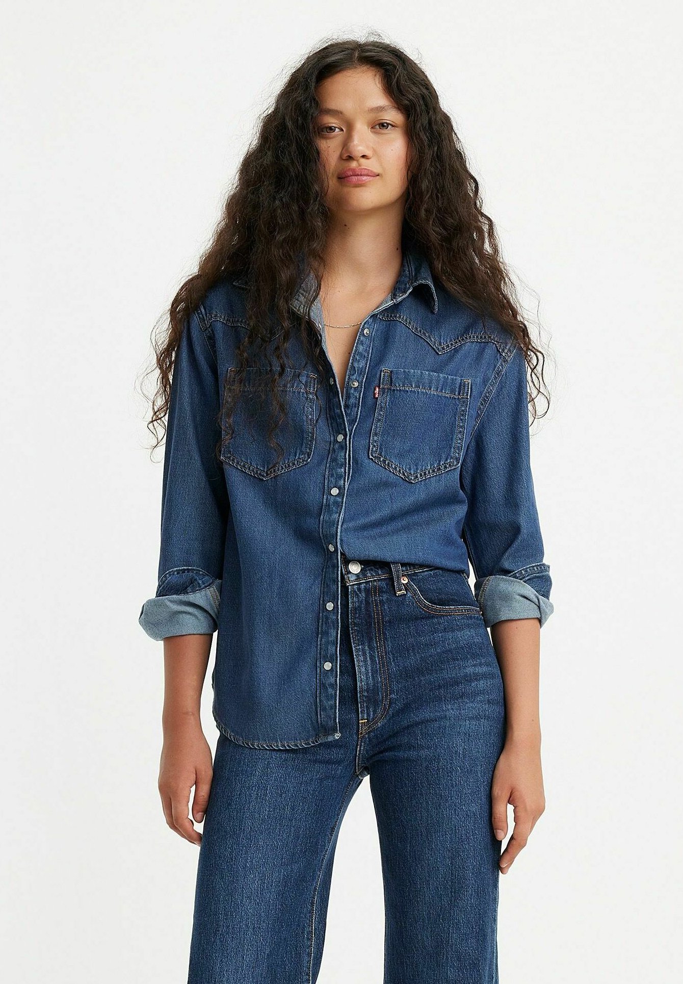 Levis Originales Camisas Jeans Mujer Levis Los Vaqueros Levi's De