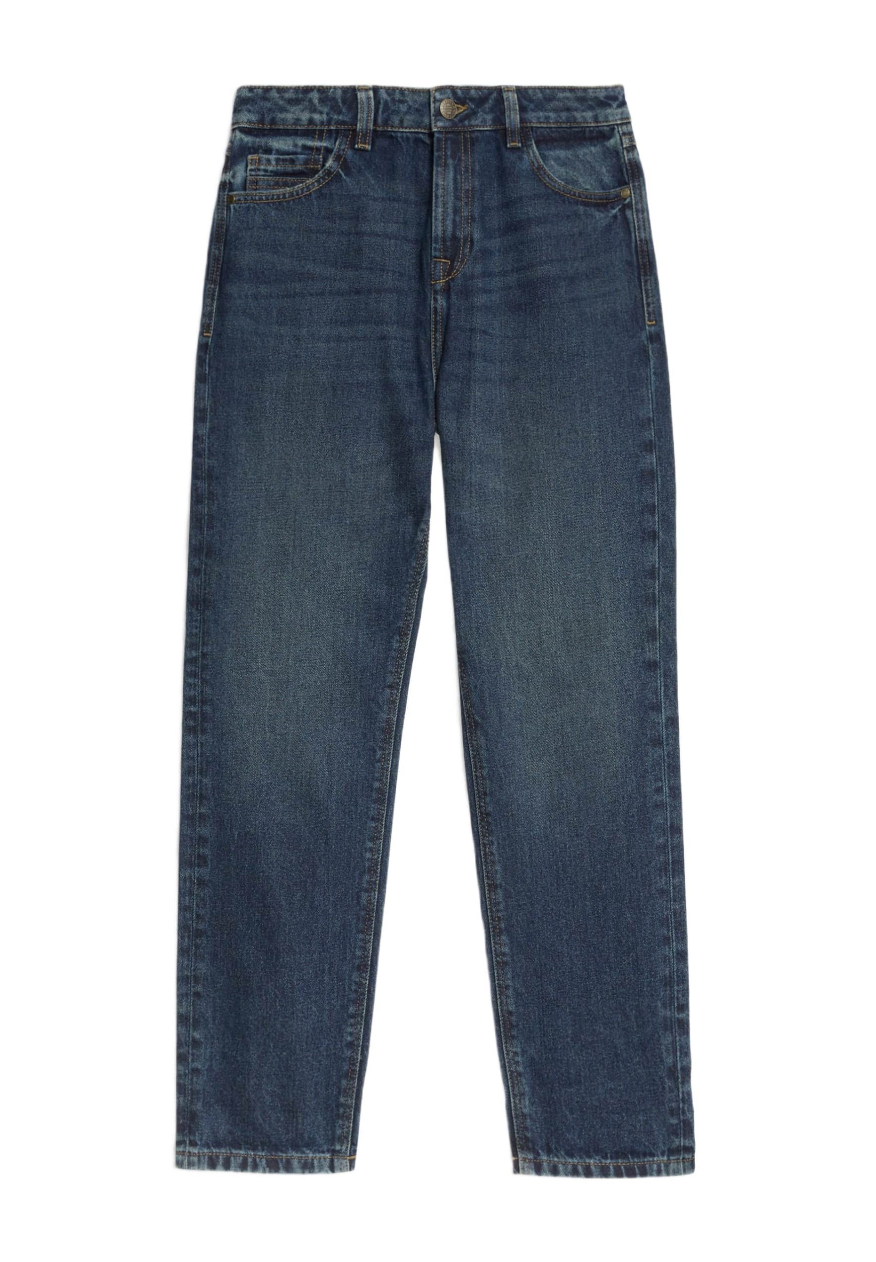 Levis Strauss Femmes Droit Jean W28 L31 Bleu Foncé Slim Fit Taille
