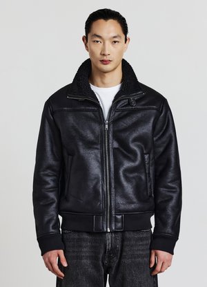 GIUBB - Veste en similicuir - nero