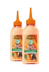 Garnier - FRUCTIS HAIR DRINK PAPAYA RIPARATRICE, BALSAMO LAMELLARE CON RISCIACQUO EFFETTO ISTANTANEO CON ESTRATTO DI PAPAYA, 200ML - 2 PACK - Balsamo Immagine in miniatura 1
