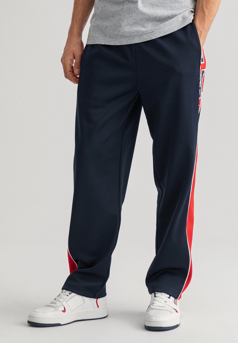 GANT TIGER Tracksuit bottoms evening blue/dark blue Zalando.de