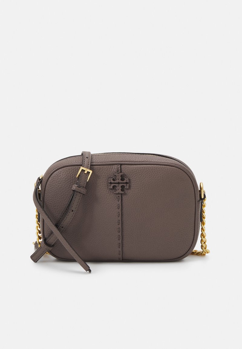 Tory Burch CAMERA BAG - Torba čez telo - silver maple