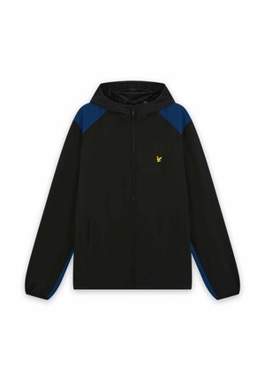 Lyle & Scott, LYLE & SCOTT LIGHT JACKETS PANELLED WINDBREAKER JACKET - Windbreaker - y jet black navy peony