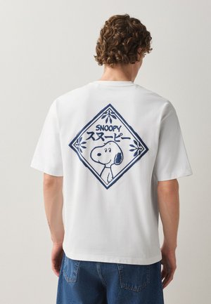 Next, REGULAR FIT - SNOOPY GRAPHIC T-SHIRT . - T-shirt con stampa - white