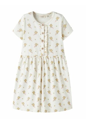 Lil' Atelier KLEID REGULAR FIT - Džersio suknelė - coconut milk