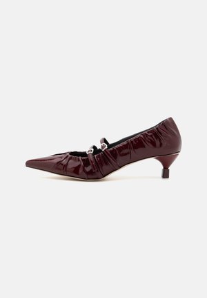 MSGM KITTEN HEELS - Pumps - bordeaux