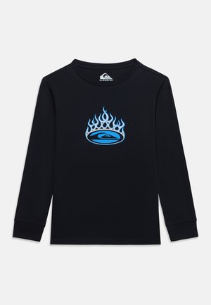 Quiksilver, FLAMING  - Longsleeve - black