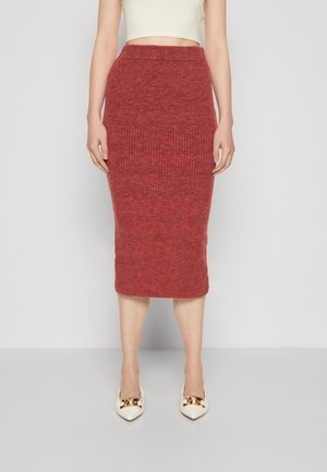 ONLY Tall ONLSADIE SKIRT - Jupe crayon - bordeaux