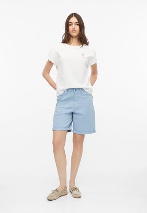s.Oliver, JEANS-BERMUDA SURI - Jeansshort - blau