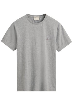 GANT SHIELD  - T-shirt basique - grey melange