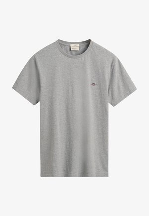 GANT SHIELD - T-shirt basique - grey melange