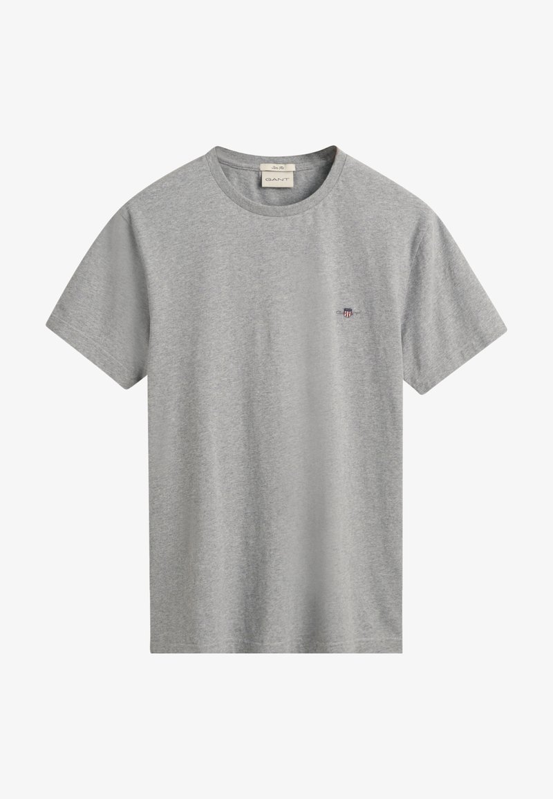 GANT SHIELD - T-shirt basique - grey melange