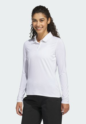 adidas Performance ADIDAS PERFORMANCE PERFORMANCE LONG SLEEVE POLO SHIRT - Poloshirts - white