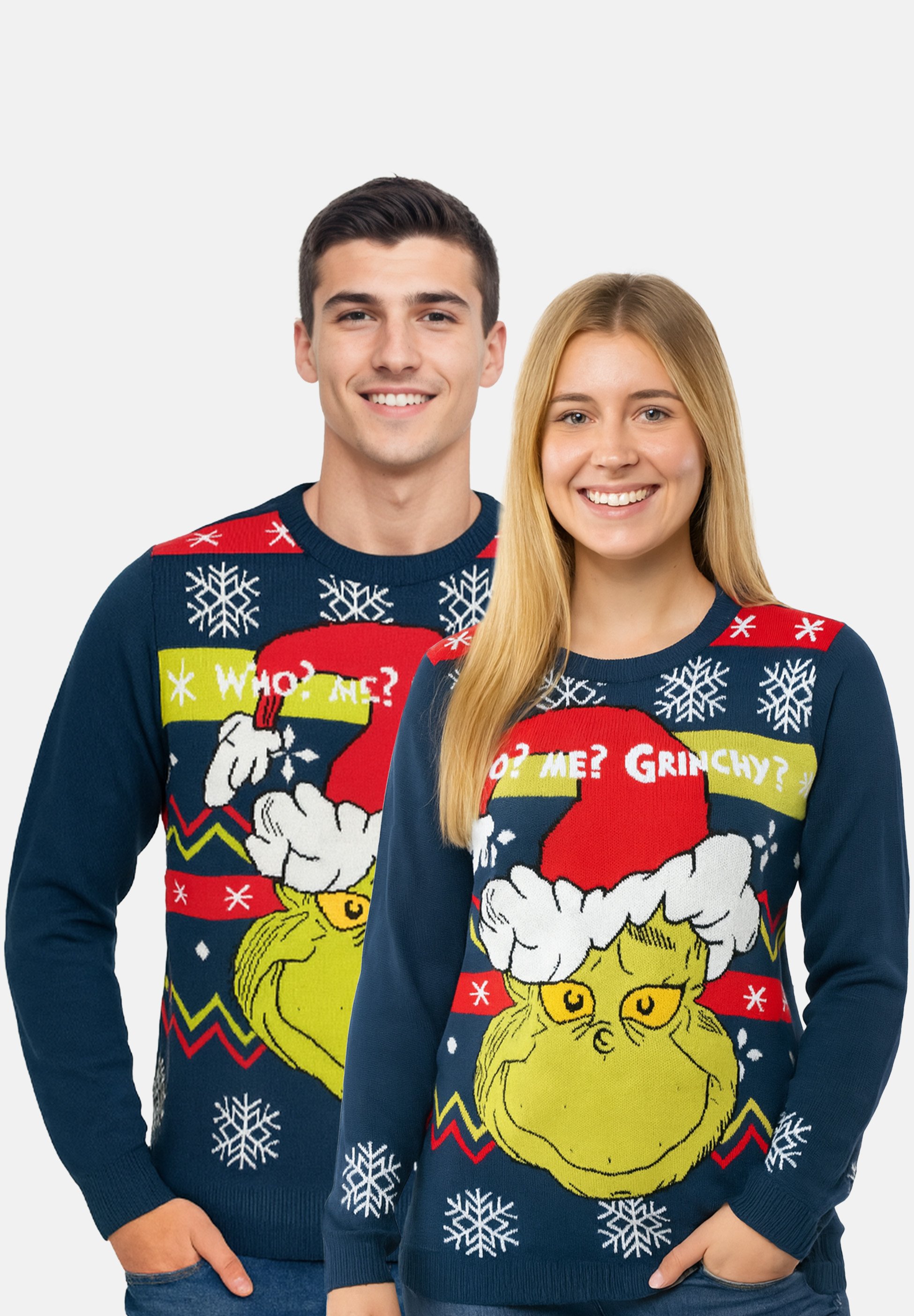 Pull Noel Grinch Homme Pull Moche Noel Enfant United Labels The Grinch Pull De Noël Pour Enfants - Merry Grinchmas Pull D' Hiver En Tricot Sweat Ugly Christmas Sweater Noël Bleu (DE