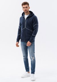 Ombre Sudadera con cremallera - navy