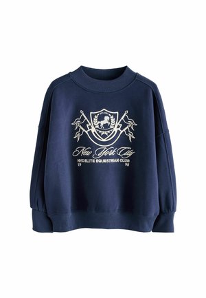 Next, SLOGAN  - Sweatshirt - navy