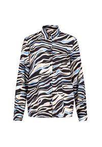 Gerry Weber LANGARM FLIESSENDE  - Button-down blouse - black blue cream print
