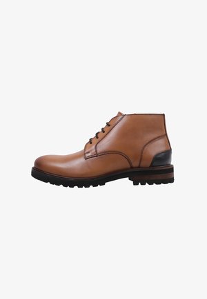 HUNE, STAR TAPI - Botines con cordones - camel