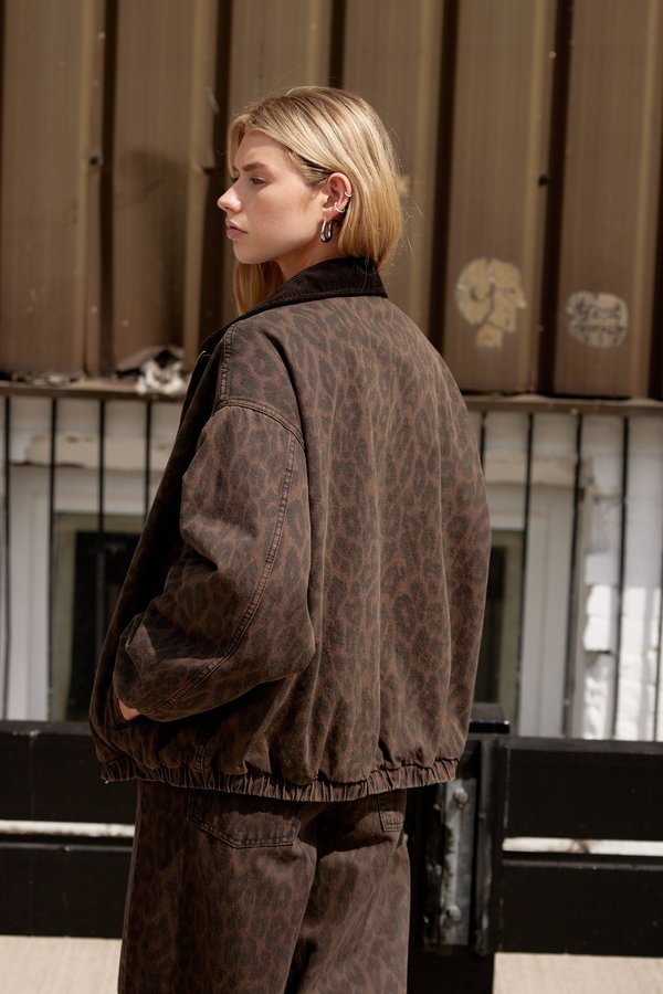 LEOPARD DEX JACKET - Denim jacket4