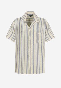 South Beach STRIPE SHORT SLEEVE - Camicia - blue