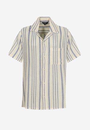South Beach STRIPE SHORT SLEEVE - Camicia - blue