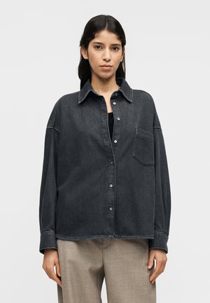 FOGGIA - Blúzka so zapínaním na gombíky - nero