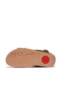 FitFlop LULU  GLITTERBALL - Sandalen met sleehak - goud