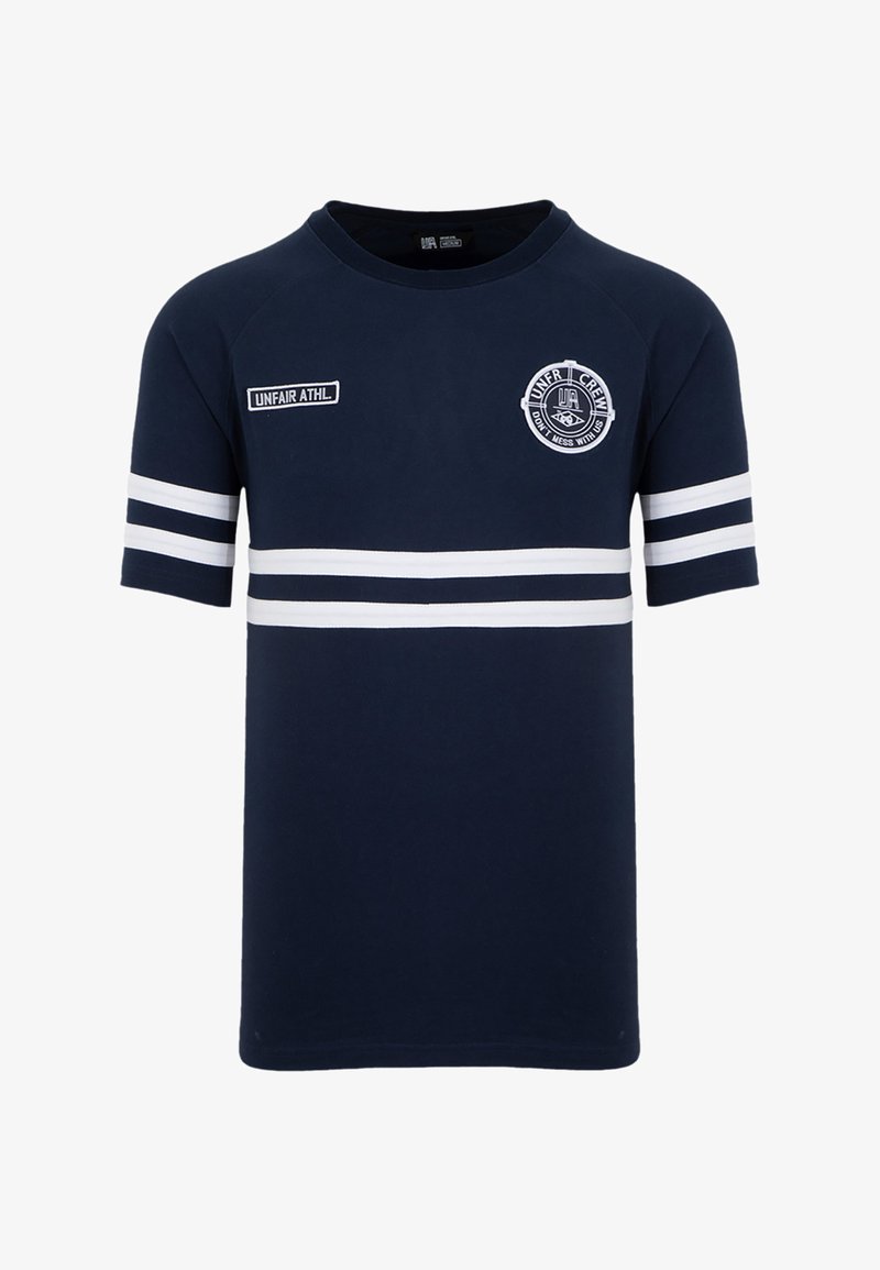 UNFAIR ATHLETICS LABEL - Printtipaita - navy
