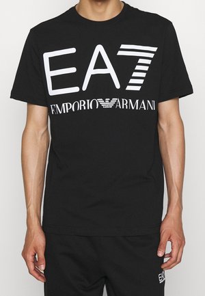 EA7 Emporio Armani T-shirt imprimé - black