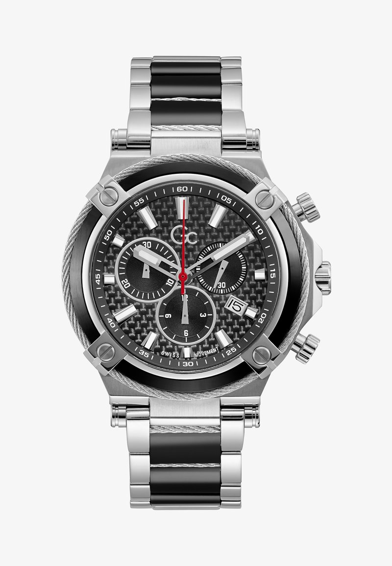 Gc Watches GC CABLESPORT - Pulkstenis ar hronogrāfu - black/silver-coloured