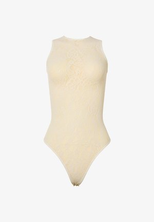 Wolford, INFINITE ROSE NET STRING BODY - Body - whipped cream