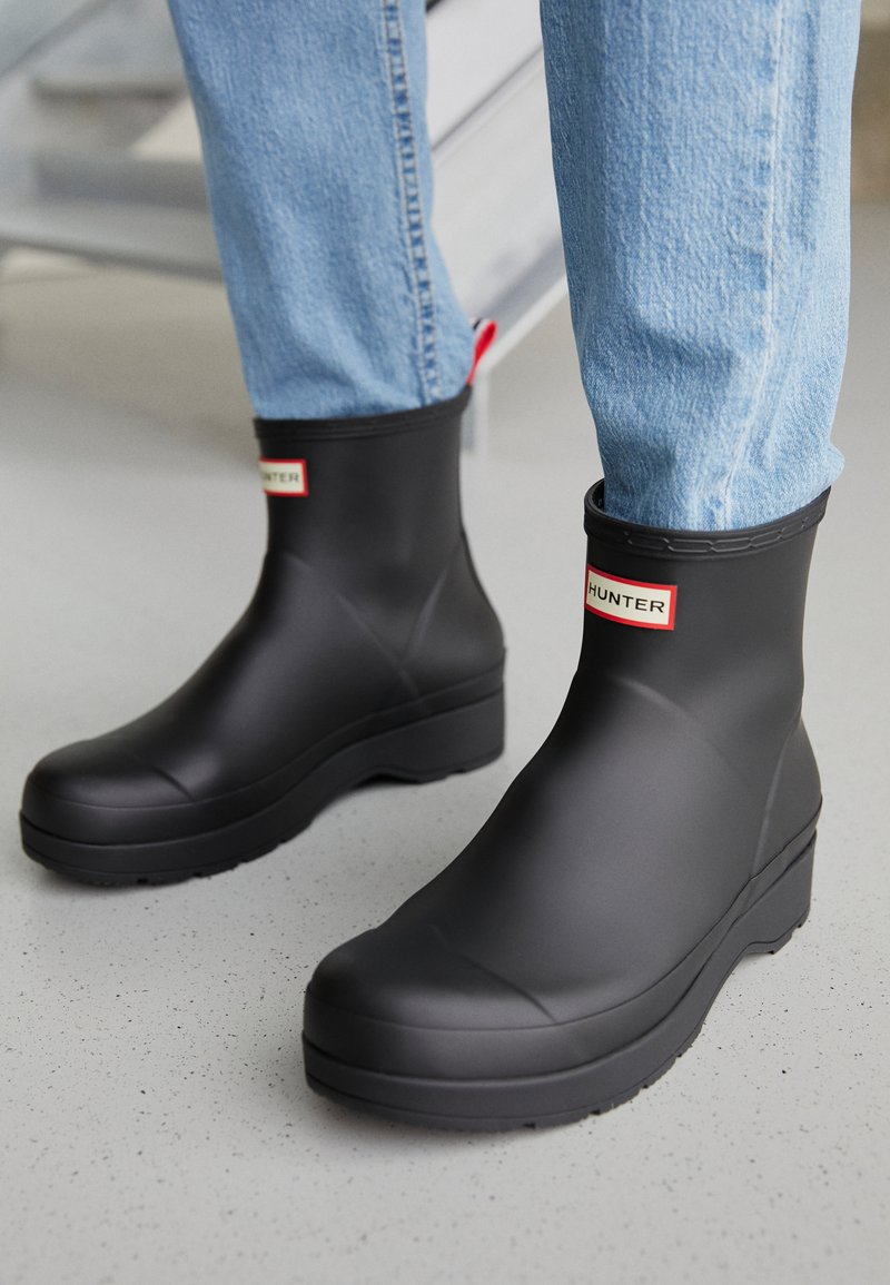 Hunter ORIGINAL MENS PLAY BOOT SHORT Gummistiefel black/schwarz