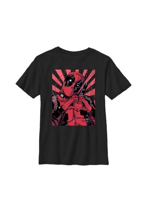 Henry Tiger DEADPOOL CLOSEHEART POOL - T-shirt imprimé - black