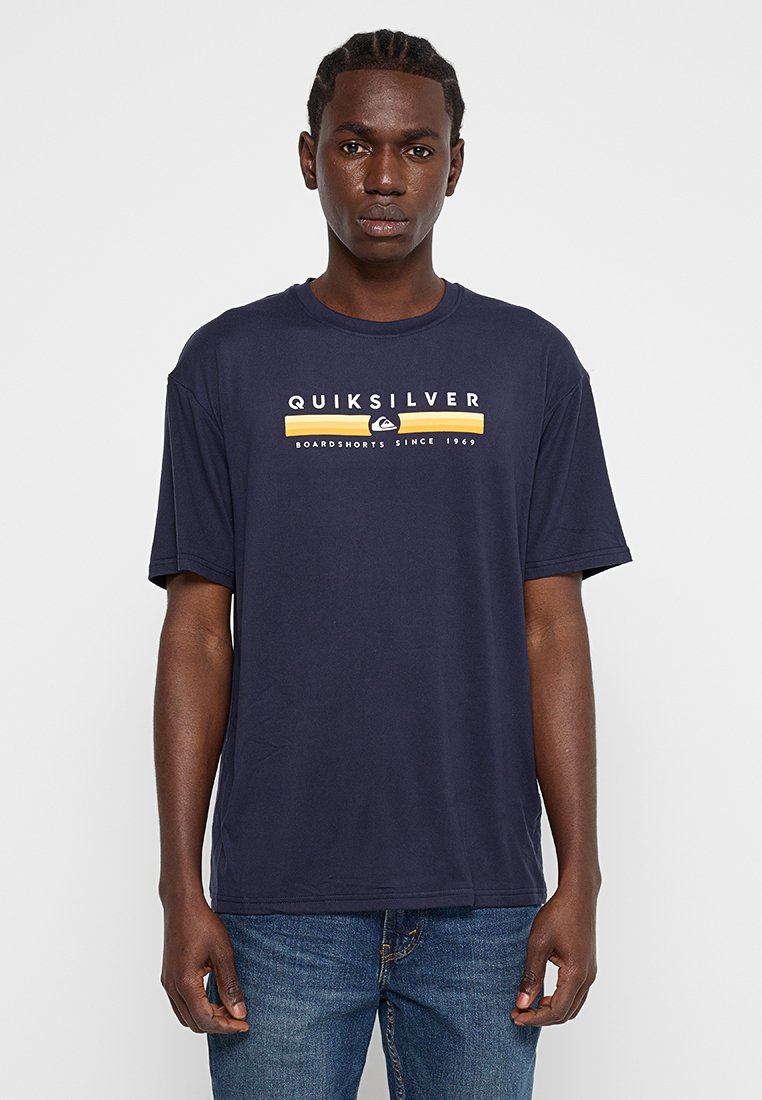 Quiksilver T-shirt print donkerblauw Quiksilver T-shirt print donkerblauw