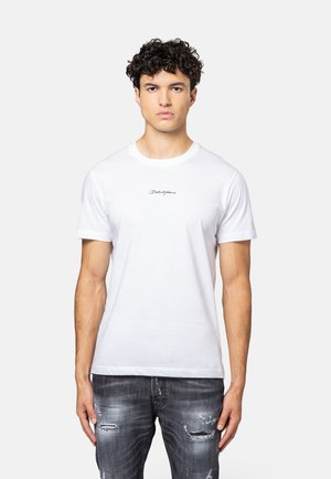 SIGNATURE LOGO - T-Shirt print - white