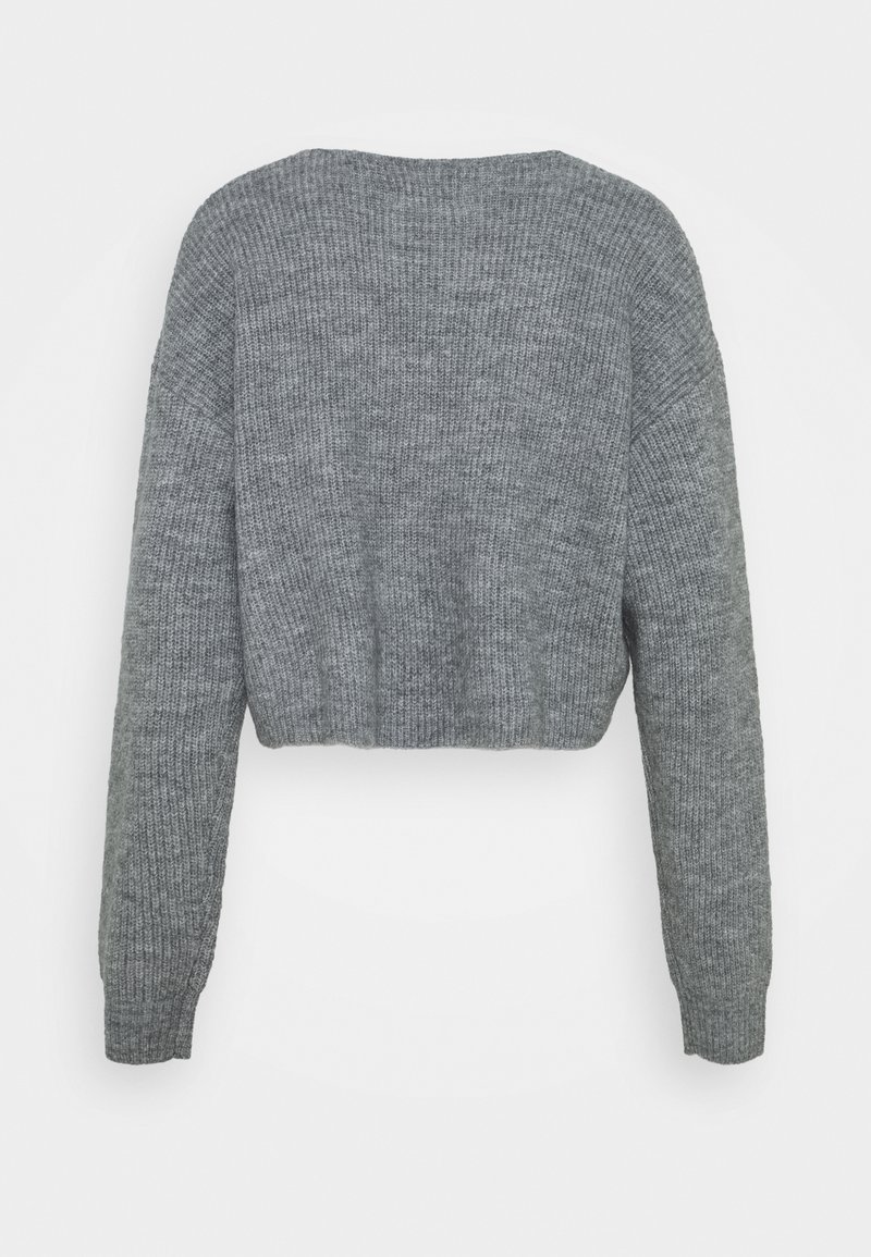 Even&Odd Strickpullover mottled grey/grau-meliert