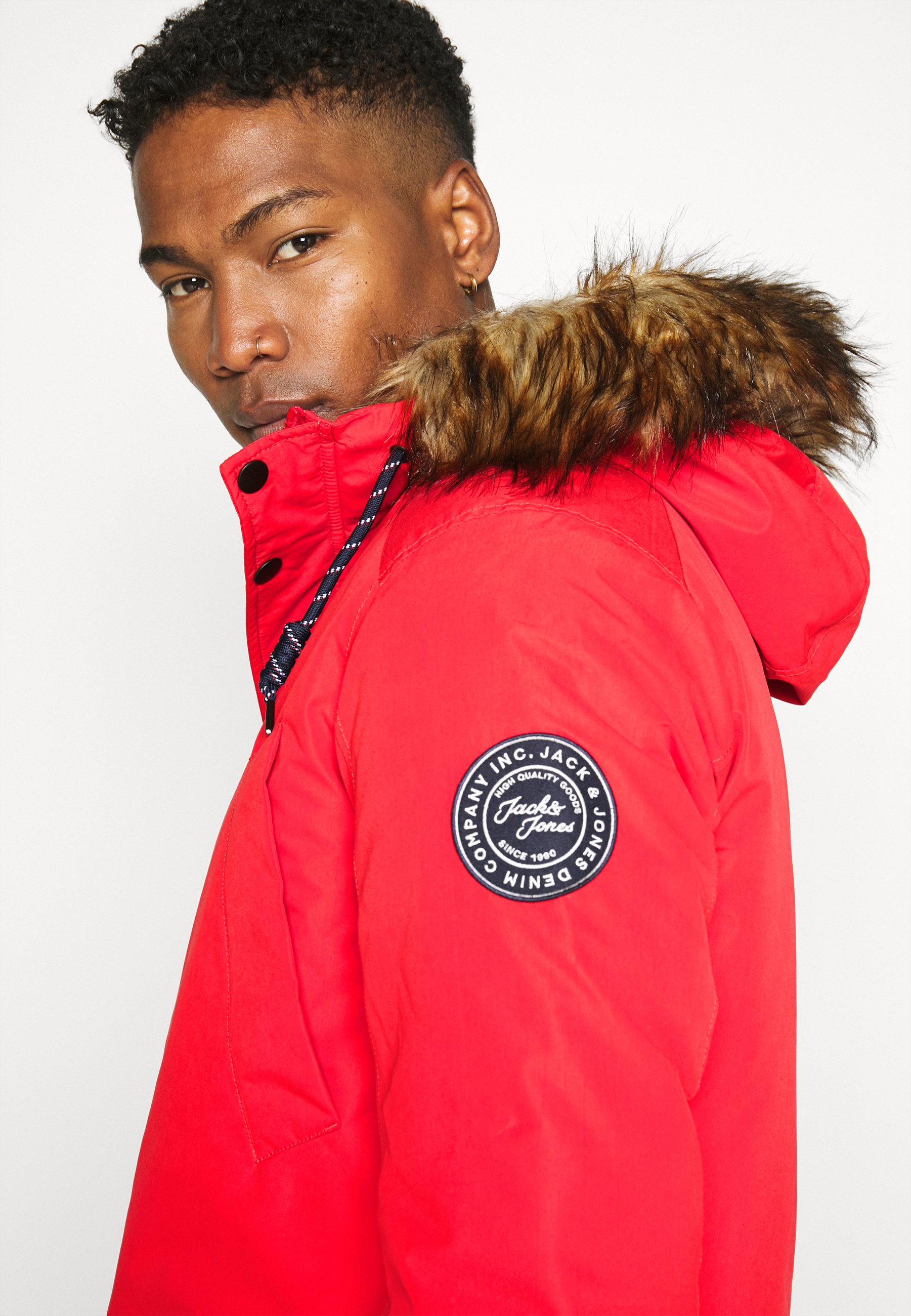 jack jones red coat