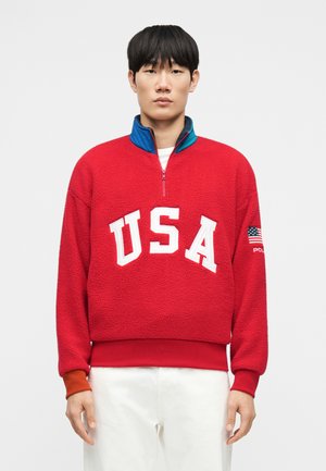 HALF ZIP - Fleecetrøjer - red