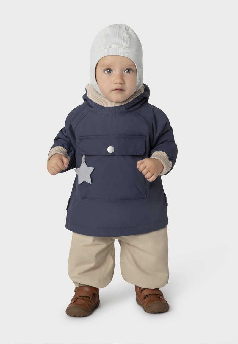 MINI A TURE - MATBABYVITO SPRING ANORAK UNISEX - Regnjakke - blue, Forstørre
