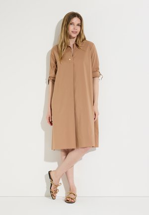 More & More, MORE & MORE STILVOLLES SCHLUPF-HEMDBLUSENKLEID - Blusenkleid - ginger brown