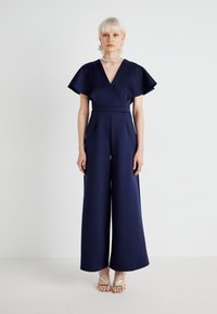 WAL G. WEDDING BETTY WRAP - Jumpsuit - navy blue